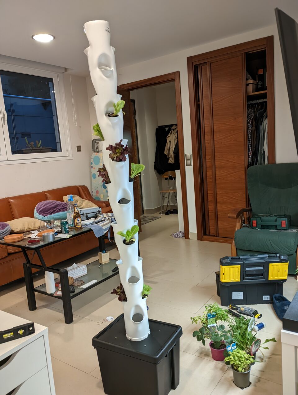 Hydroponic tower final result